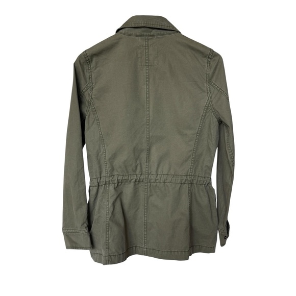 Madewell Women's Military Utility Jacket Green Military Style Size S Casual Fall - Picture 8 of 9
